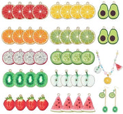 Set di 44 Frutti in Ceramica per Accessori in 11 Colori