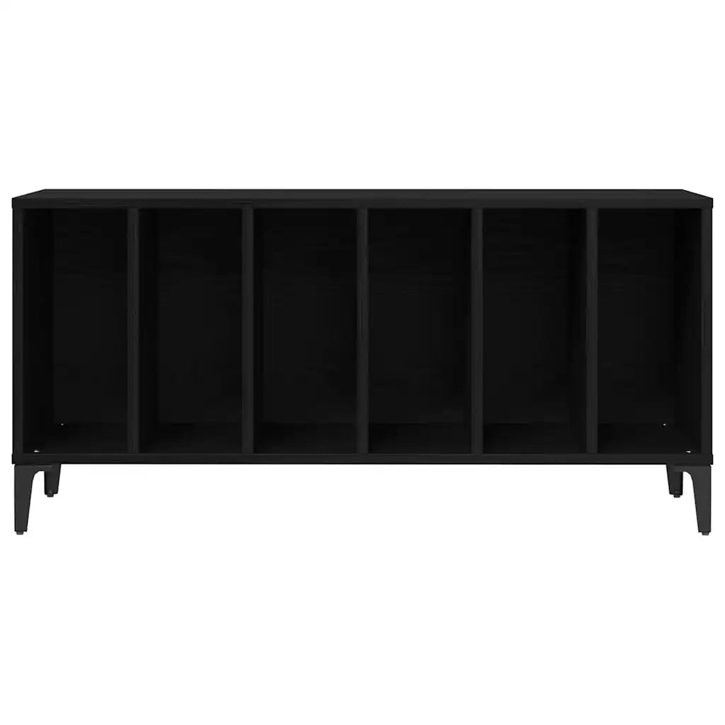 Mobile porta vinili Rovere Nero 100 x 38 x 48 cm CFW3493063