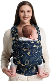 Porta-bambini Ergonomica per Neonati fino a Bambini in Età Prescolare - Leggero e Comodo per 3,2-20 kg con Supporto Lombaro Innovativo