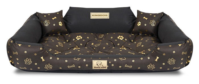 AIO FACTORY 100x75 cm KINGDOG Cuccia per cani impermeabile personalizzabile Golden Bones