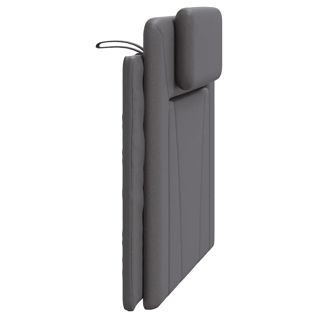 Cuscino Testiera Viana Grigio 100 cm in Similpelle CFW9780014