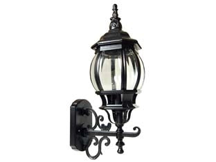 LANTERNA GIGANTE CON BRACCIO INFERIORE MODELLO VIENNA  100w IP44 mm.230X505h. colore nero    SYNTESY