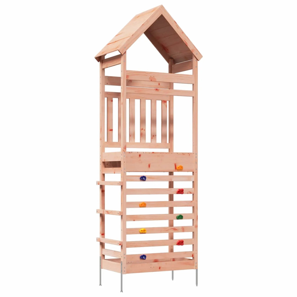 Torre da Gioco per Esterni Naturale Legno Douglas Solido 826533