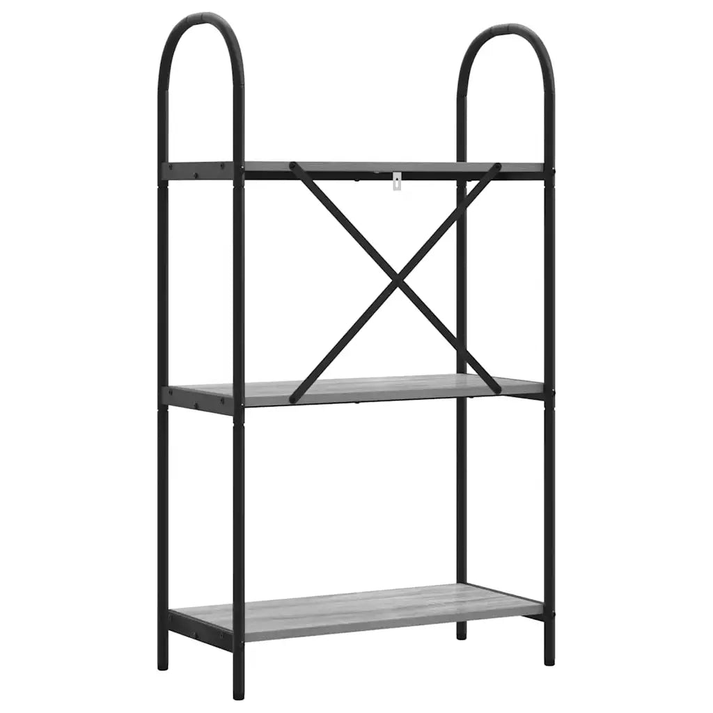Libreria Grigio Sonoma 60 x 30 x 109 cm Legno multistrato 879920