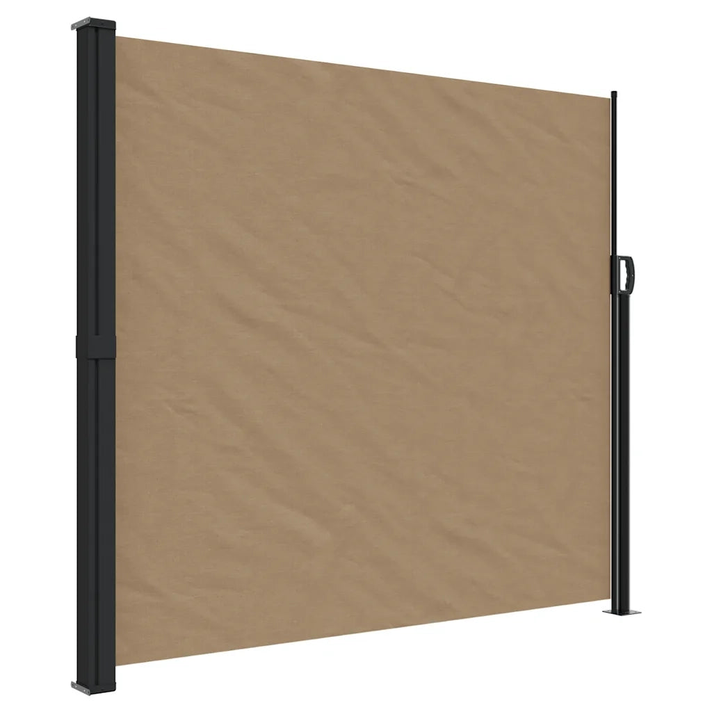 Tenda da Sole Laterale Retrattile Tortora 180x300 cm 4004349
