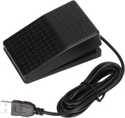 Pedale USB con Interruttore Singolo per Tastiera Personalizzata - Programmabile e Alta Sensibilità - Incluso 2 m di Cavo - Adatto per l'Uso del Computer