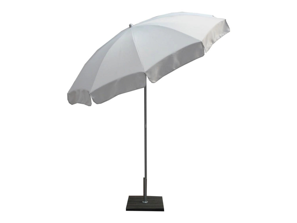Ombrellone da Giardino Ø2,4 m Palo Ø33 mm in Acciaio Maffei Novara Grigio