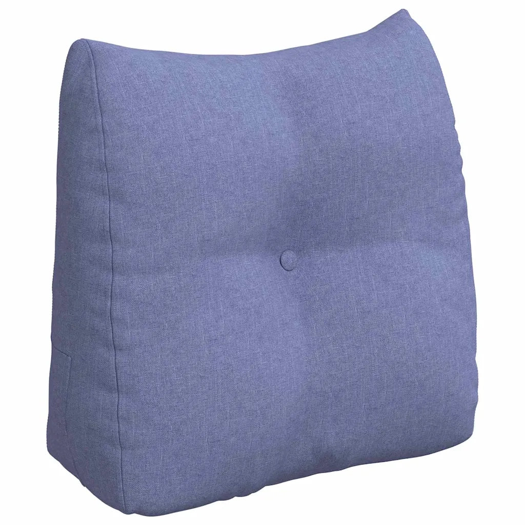 Cuscino per Schiena Blu jeans 45 x 24 x 50 cm Tessuto 42014368