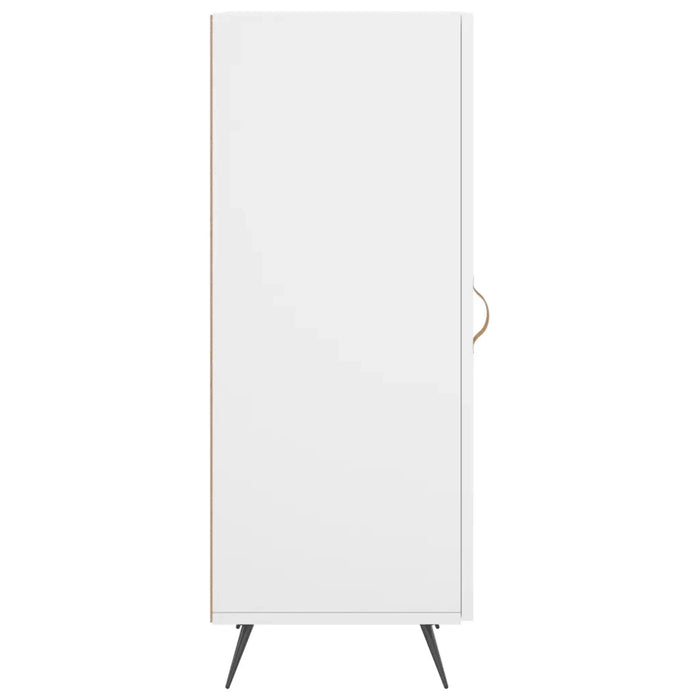 Credenza Bianca 34,5x34x90 cm in Legno Multistrato 828508