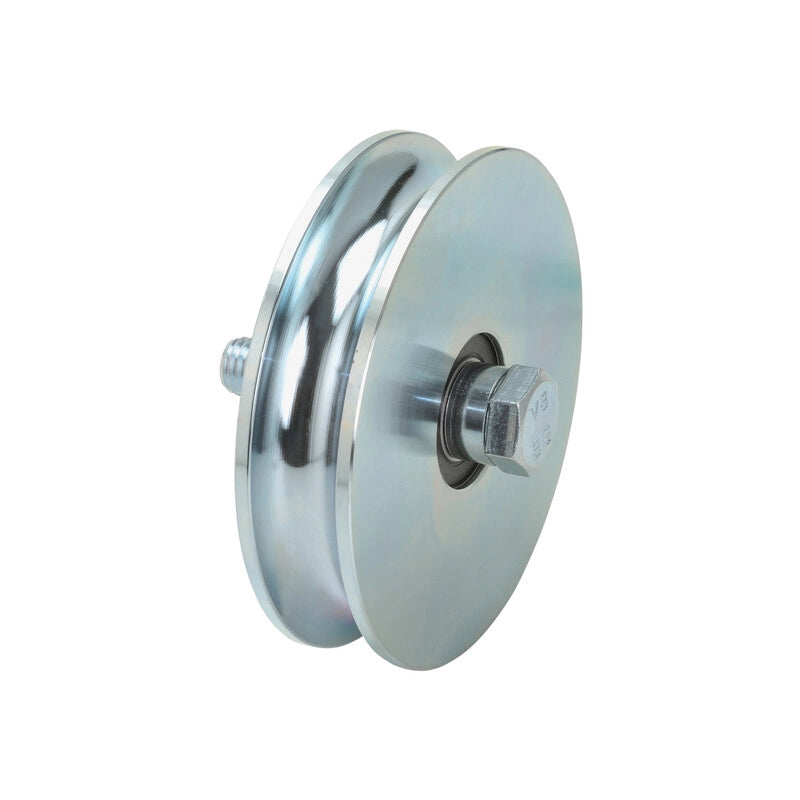 RUOTA CON BULLONE PER CANCELLI A 2 CUSCINETTI 160 mm