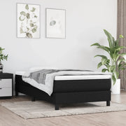 Materasso a Molle per Bambini-Materasso per letto Nero 80x160 cm in Tessuto