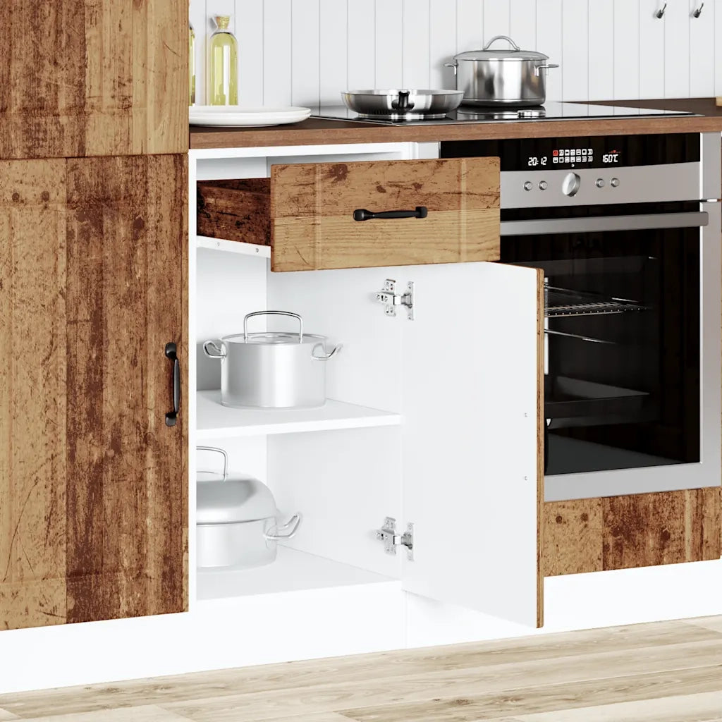 Base da Cucina Lucca Legno Antico in Legno Multistrato 853715