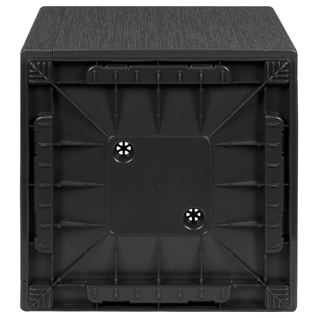 Scatola per Fiori da Giardino Grigio scuro 36 x 36 x 35 cm PP 42006497