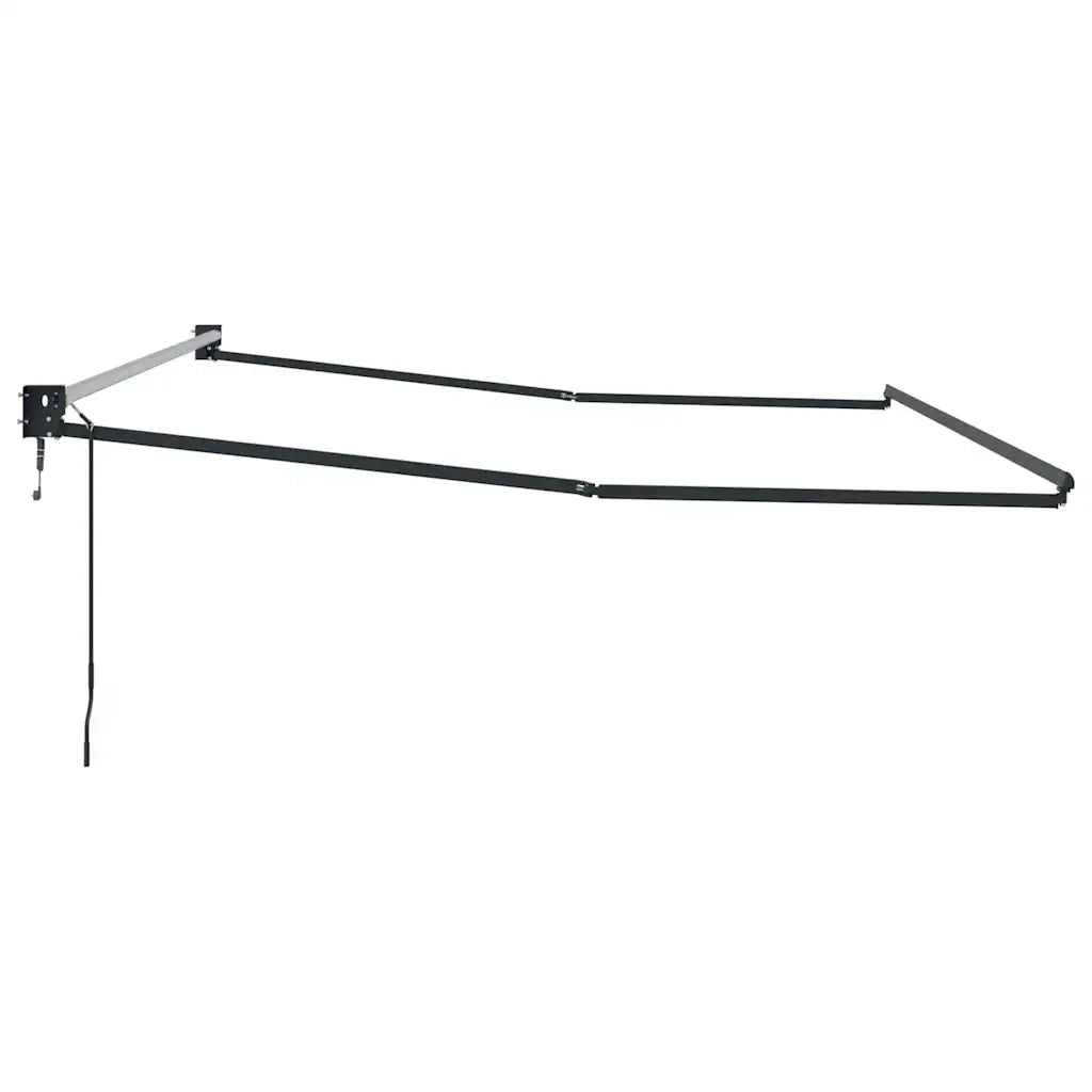 Tenda da Sole Antracite 5 x 3 m Metallo