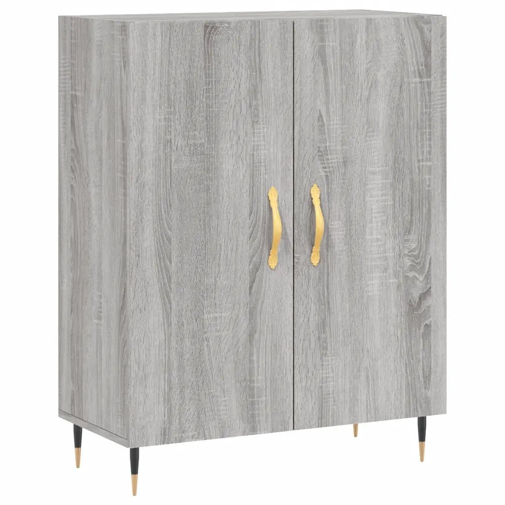 Credenza Grigio Sonoma 69,5x34x90 cm in Legno Multistrato 827706