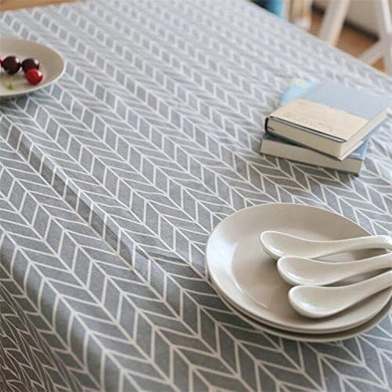Tappeto per tavolo Tavoliere Tappeti per tavolo in cotone e lino Tappeti per tavolo semplici con tessuto Twill Tappeto per tavolo adatto per la decorazione di casa, cucina e diversi modelli.