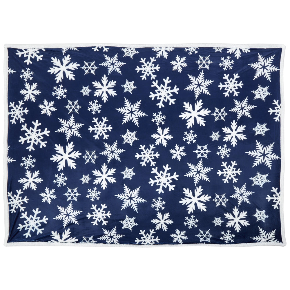 Coperta Copriletto in Poliestere bianco e azzurro x 200 cm stile moderno