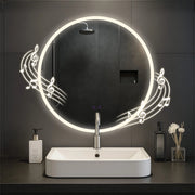 Specchio da bagno Laconia 70 con Bluetooth