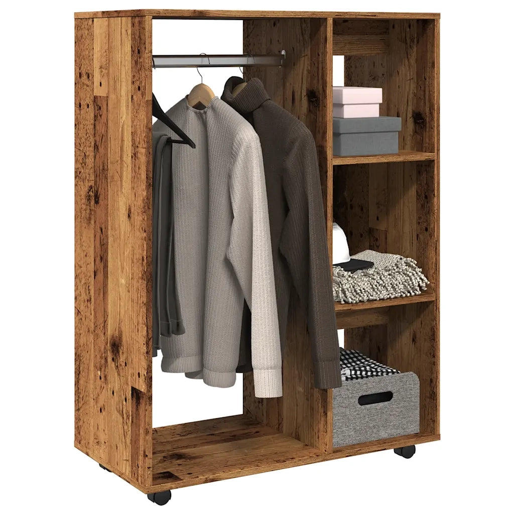vidaXL Armadio Legno Antico 80x40x110 cm in Legno Multistrato