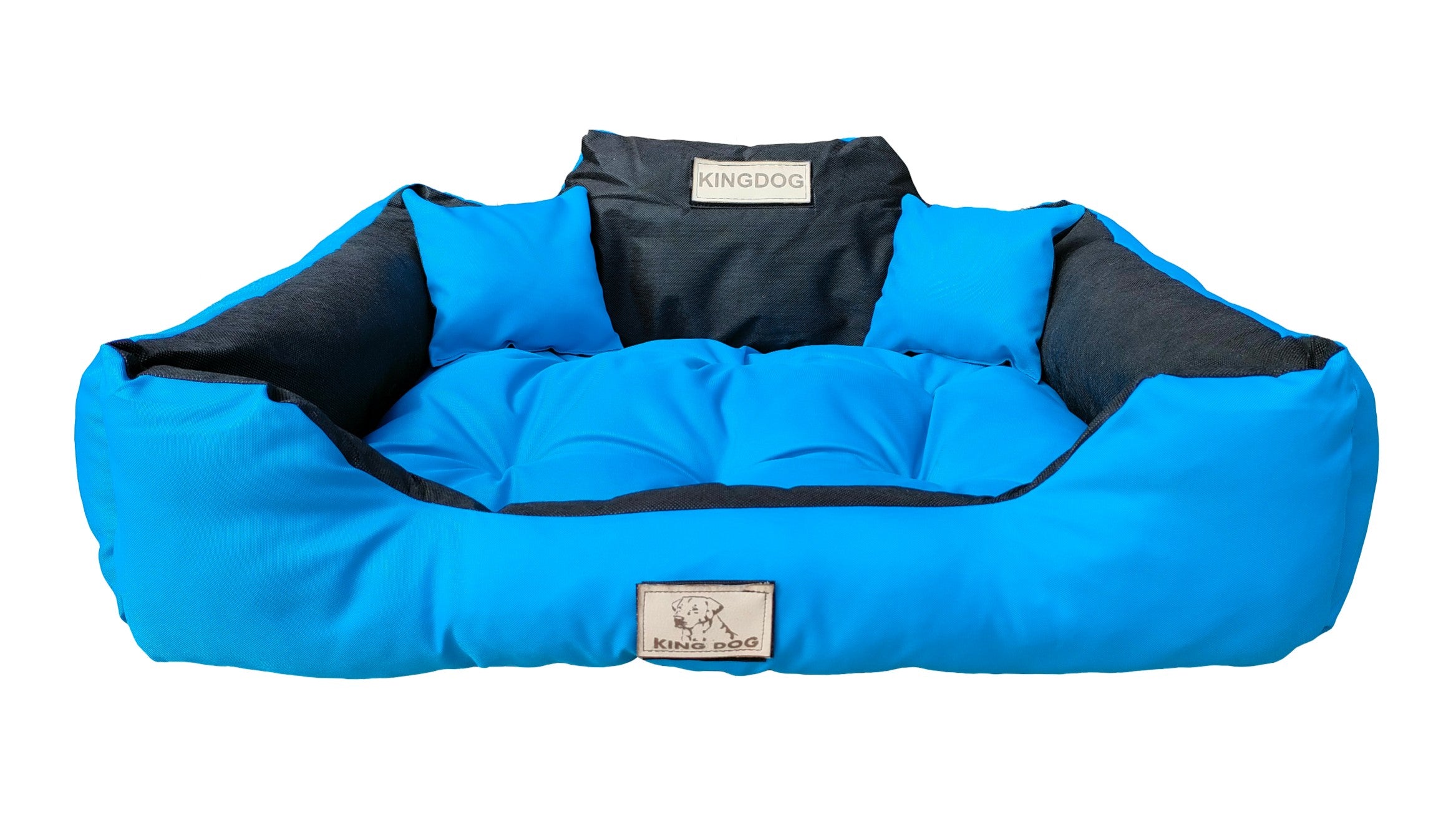 AIO FACTORY 130x105 cm KINGDOG Cuccia per cani impermeabile personalizzabile Blu