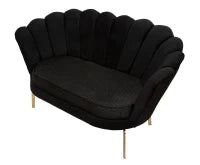 Divano Vienna Plus Nero cm 136X76X78