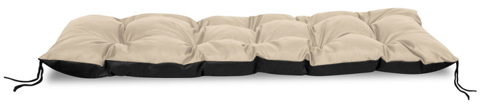 AIO FACTORY Cuscino da giardino impermeabile beige 120x40 cm per panca in pallet
