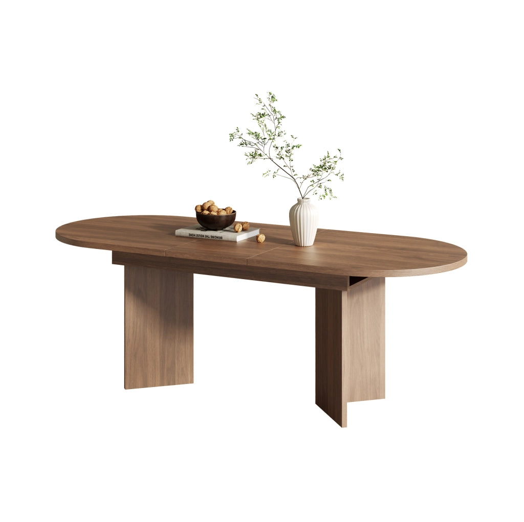 Tavolo da pranzo allungabile 140/180 x 90 cm; noce