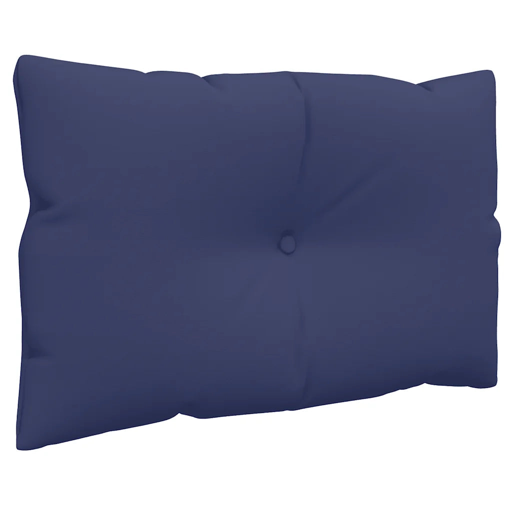 vidaXL Cuscini per Pallet 3 pz Blu Marino in Tessuto Oxford