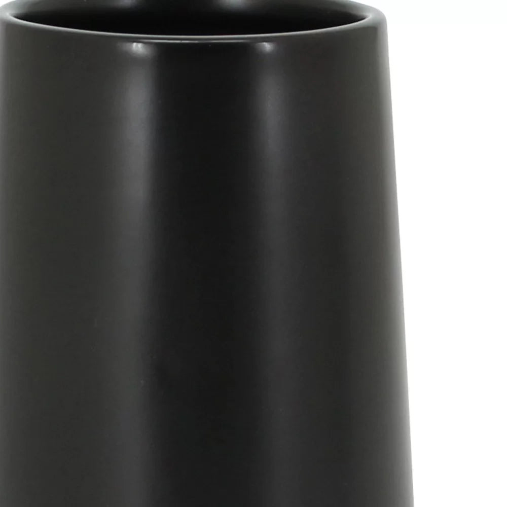 Bicchiere in ceramica nera - serie Graceful