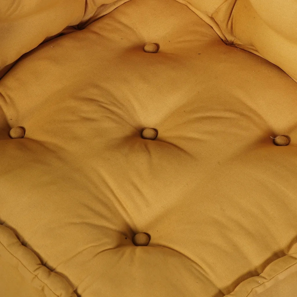 vidaXL Pouf Modulare Giallo 140x70x36 in Tessuto