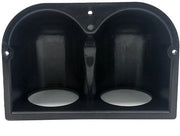 Pannello di controllo universale - Console a doppio strumento - ABS Plastica - Supporto per 2 Metri - 2-1/16 Pollici (52mm) - Alta Protezione - Pannello di misura