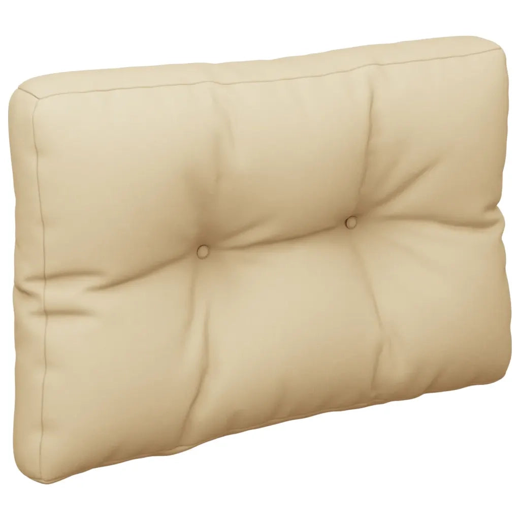 Cuscini per Pallet 2 pz Beige in Tessuto 360670