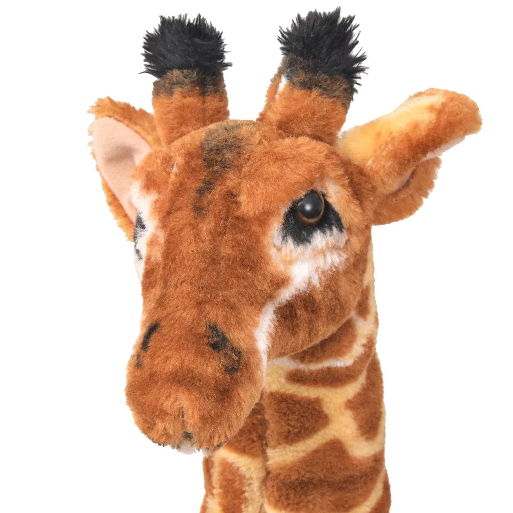 Giraffa in Peluche in Piedi Marrone e Gialla XXL CFW8905547