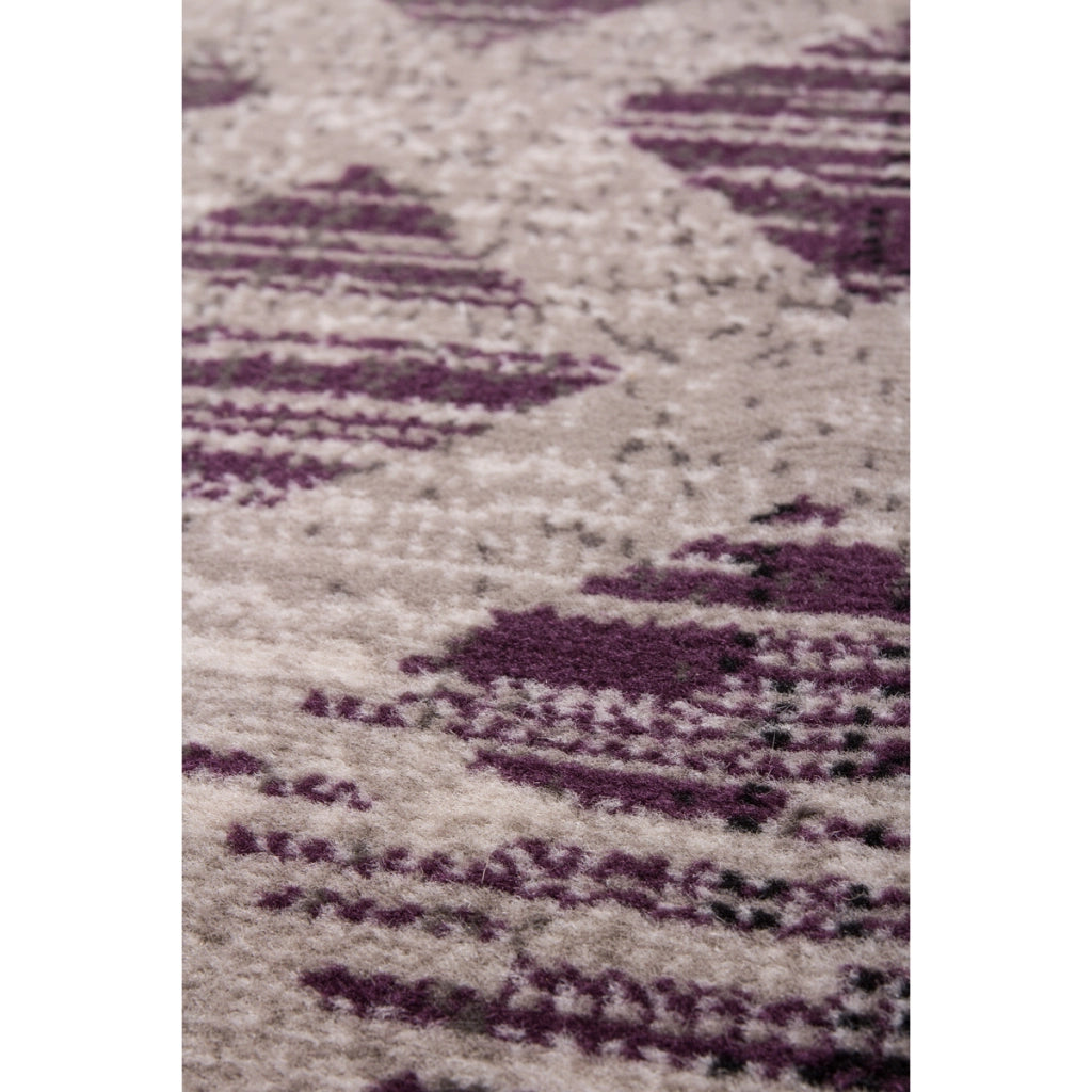 Tappeto moderno Funky 2029 in argento a pelo corto