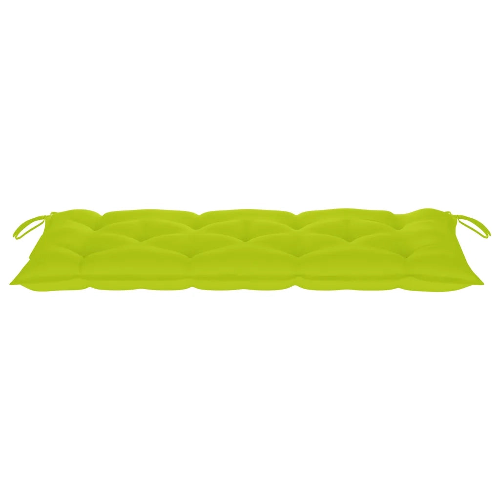 Panca da Giardino con Cuscino 120 cm in BambÃ¹