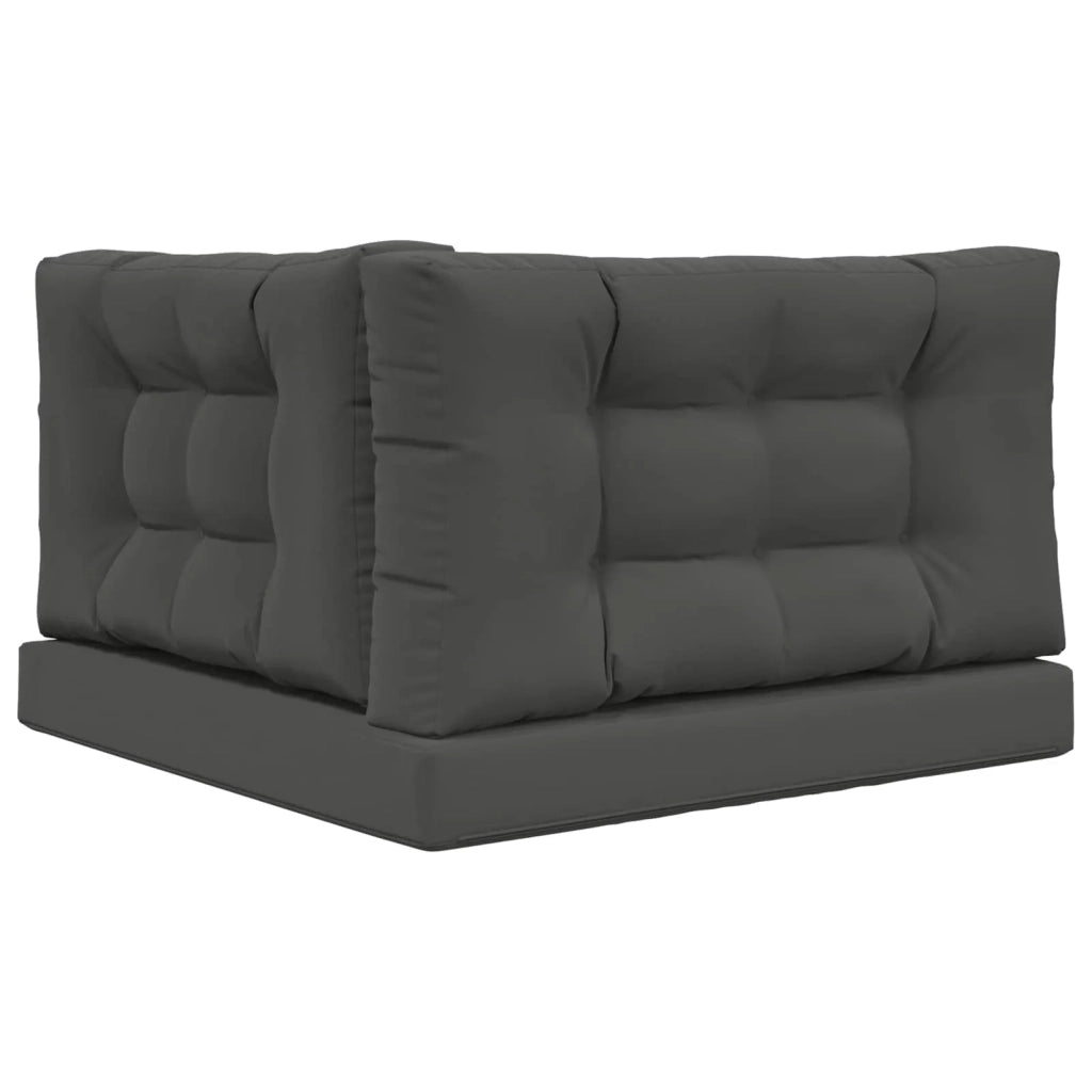 Cuscino per divano da esterno 3 pcs Antracite Poliestere