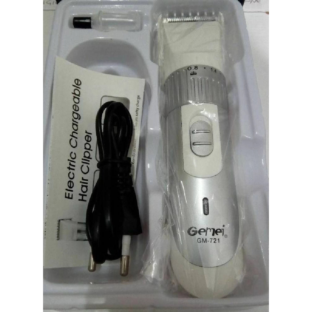 Trade Shop - Rasoio Tagliacapelli Barba A Batteria Ricaricabile Con Lama In Ceramica Gm-721 -