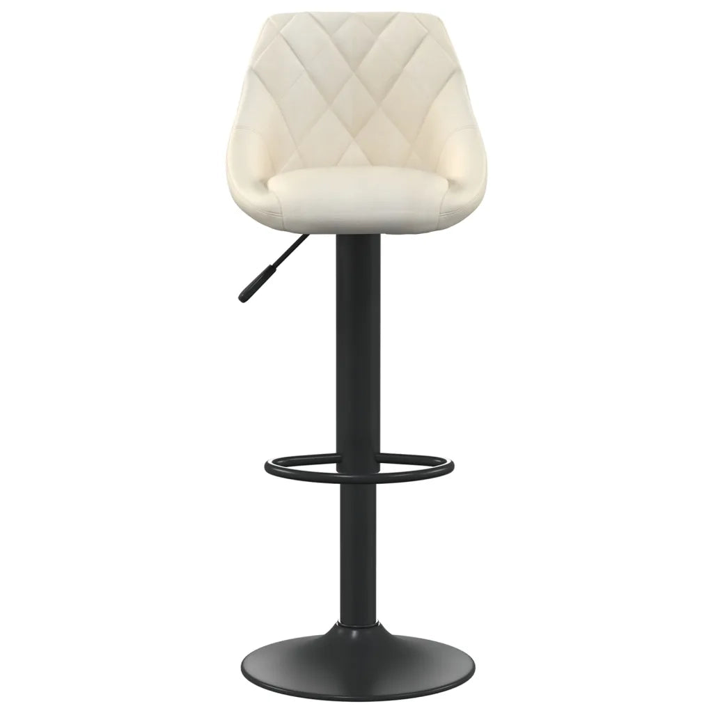 Sgabello da Bar Crema in Velluto cod mxl 62476