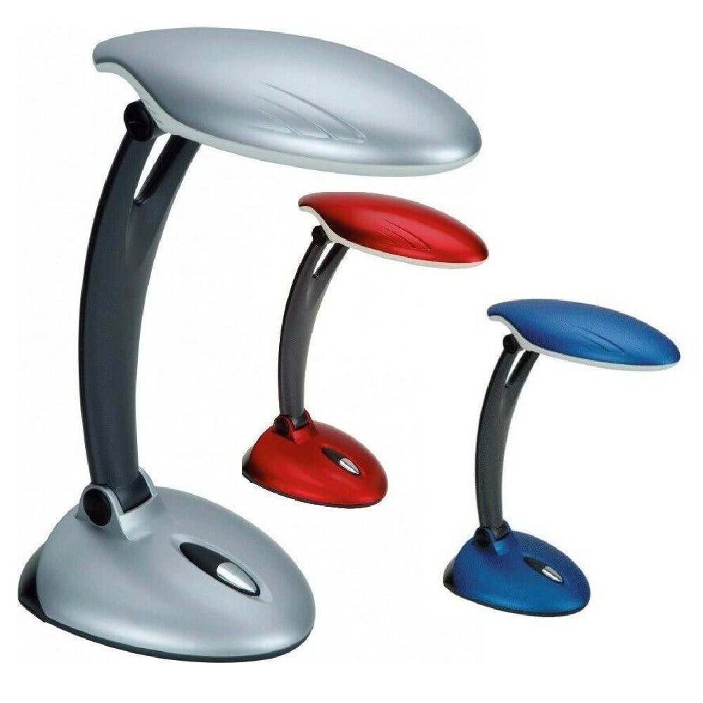 Trade Shop - Lampada Da Tavolo Proteggi Vista Scrivania Ufficio Casa Fly Radian Colorata -