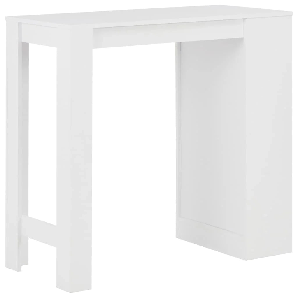 Tavolo alto da bar/bistrot con ripiano bianco 110 cm 0902050
