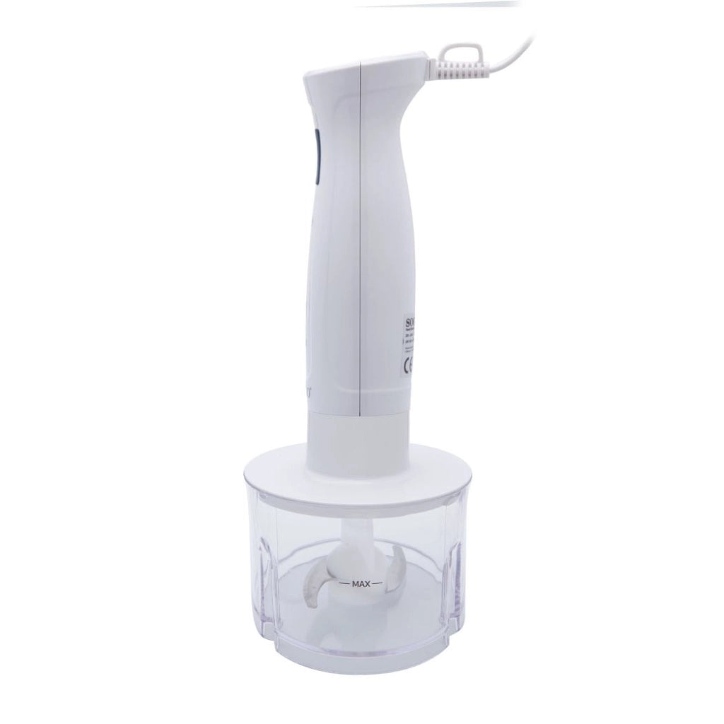 Frullatore a immersione elettrico 400W, tritatutto 300ml, frusta montapanna, bicchiere graduato 700ml cucina - SOGO
