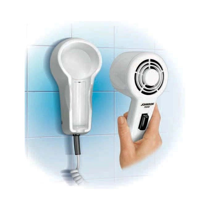 Johnson HOTEL asciuga capelli 1000 W Bianco