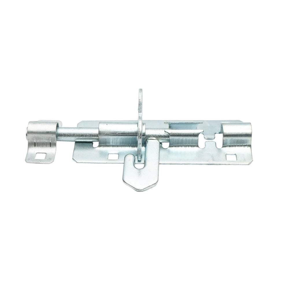 Chiavistello per cancello con blocco per lucchetto – 125 mm