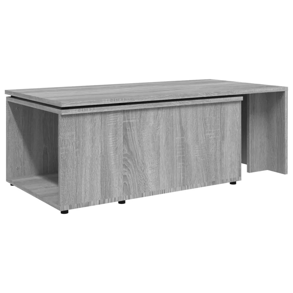 Tavolino da Salotto Grigio Sonoma 150x50x35cm Legno Multistrato cod mxl 20858