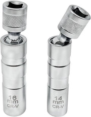 Set di chiavi a sega a doppia testa - autoaccessori - sega a sega - 14 mm/16 mm - Strumento di rimozione - Bocchetta a doppia testa - Magnetico - Acciaio trattato con trattamento Trinix - Zinco