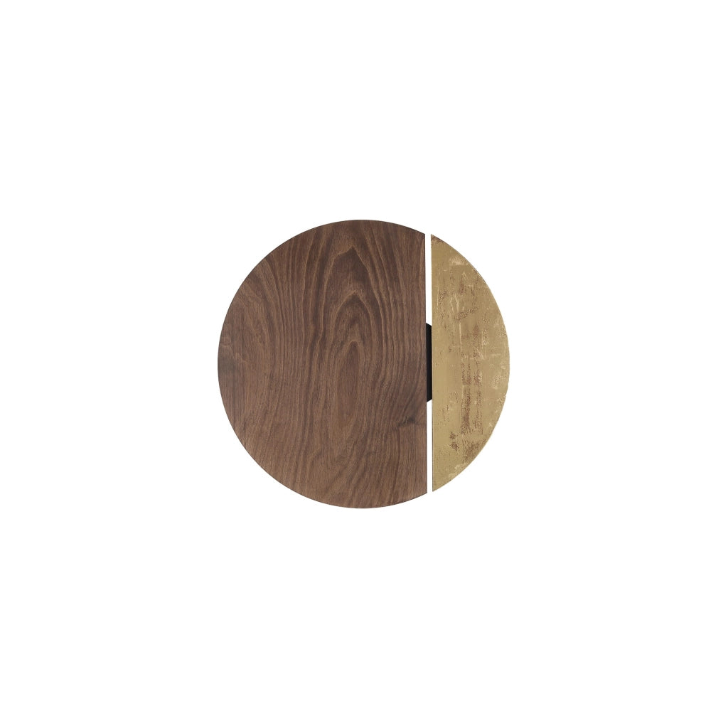 Applique LED Nowodvorski SUN 7651 15W legno scuro nero