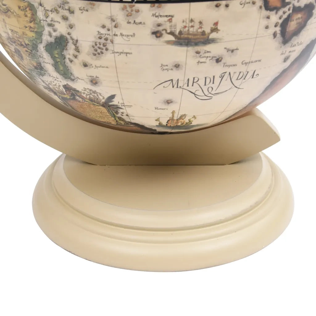 Minibar da Tavola a Globo Supporto per Vini in Eucalipto Bianco CFW4867081