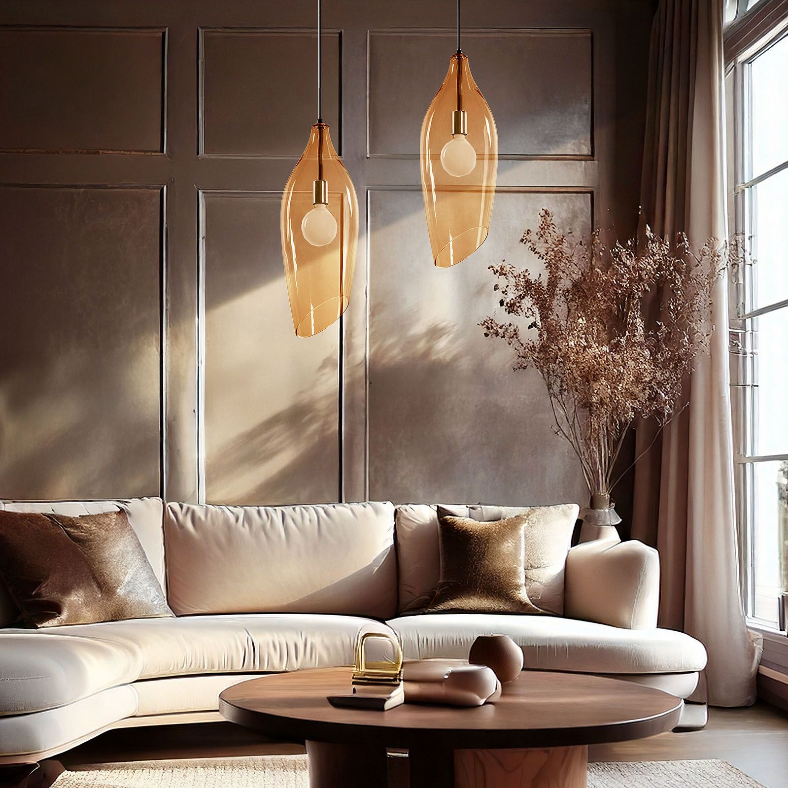 Lampada Da Soffitto Di Vetro APP892-1CP