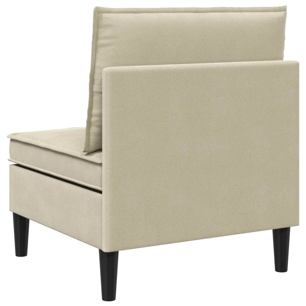 Divano Medio con Storage Sabbia Velluto 42027117