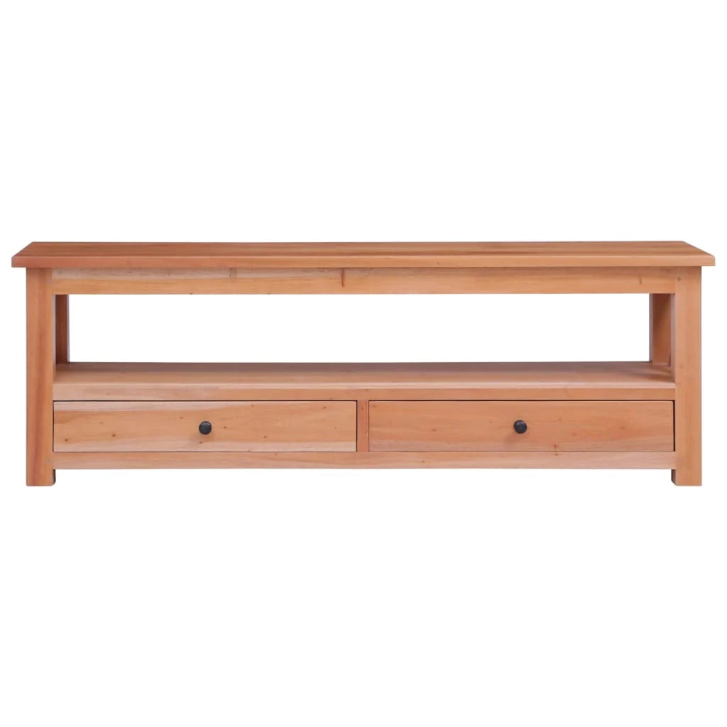 Mobile TV multimediale scaffale TV credenza mobile TV sala da pranzo soggiorno camera da letto 115 x 30 x 40 cm legno massello di mogano marrone 02_0025789